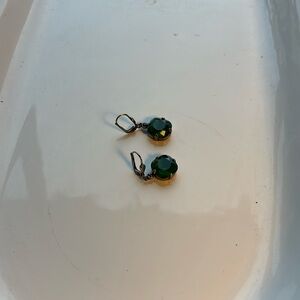 Catherine Popesco Green Drop Earrings
